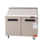 Stainless Steel 48 in. Mega Top Food Prep Table Refrigerator