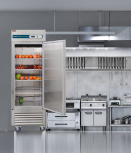 Commercial Reach in Fridge, 23 Cu.ft Stainless Steel Reach in Upright Fan Cooling Refrigerator