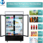 Commercial Refrigerator 2 Glass Door, WESTLAKE 48