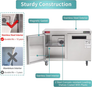 Commercial Undercounter Freezer, WESTLAKE 48