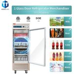 Commercial Refrigerator 1 Glass Door, WESTLAKE 27