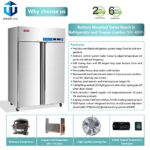 WESTLAKE Commercial Refrigerator Freezer Combo, 48