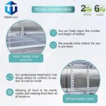 27 inch Salad Sandwich Prep Table Refrigerator, Stainless Steel Single Door Food Prep Cooler