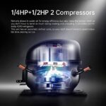 Commercial Fridge and Freezer Combo, WESTLAKE 48