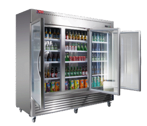 Commercial Refrigerator 3 Glass Door, WESTLAKE 82