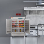 Commercial Reach in Freezer, WESTLAKE 2 door Commercial Freezer 49 Cu.ft Stainless Steel Restaurant Upright Freezer