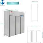 Commercial Refrigerator and Freezer Combo, WESTLAKE 72