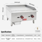 Commercial Gas Griddle, WESTLAKE 24