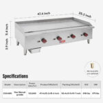 Commercial Gas Griddle, WESTLAKE 48