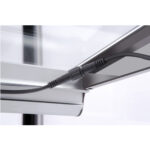 36 in. Commercial Bakery Display Case, Square Glass Stainless Steel Refrigerated Bakery Display Case